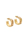 Fendi Golden Iconic Earrings In Yellow