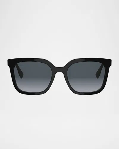FENDI FOREVER FENDI FF SQUARE ACETATE SUNGLASSES