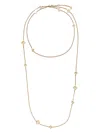 Fendi Adjustable Chain Link Necklace In Gold