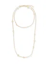 Fendi Adjustable Chain Link Necklace In Gold