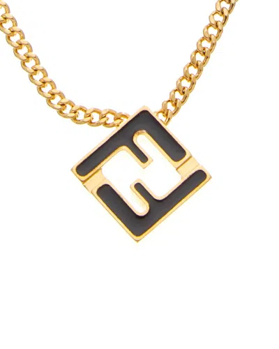 Fendi Forever  Necklace In Gold
