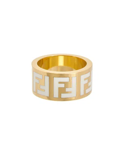 Fendi Dnu Inv  Forever  Ring In Gold
