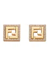 Fendi Ff Pattern Earrings In Multicolor