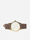 FENDI FOREVER MORE 29 LEATHER WATCH
