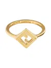 Fendi Geometric Polished Finish Ring