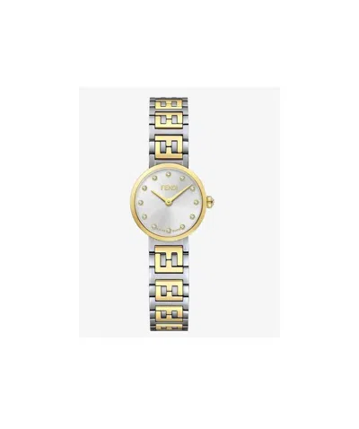 Fendi Forever Watch In Yellow Gold/stainless Steel
