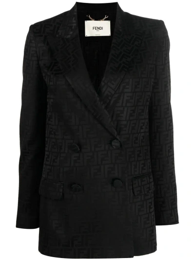 Fendi Formal Jacket In Black  