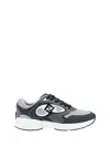 Fendi Forward Lace-up Sneakers In Titan Grig+blu+grigi
