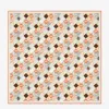 Fendi Selleria Print Square Scarf With Hemmed Edges