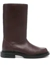 Fendi Man Boot Dark Brown Size 9 Calfskin In Brown