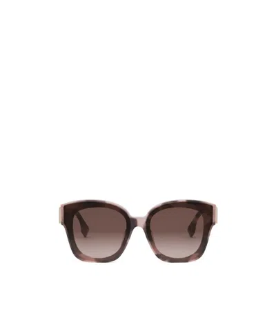 FENDI FENDI EYEWEAR SQUARE FRAME SUNGLASSES