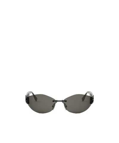 Fendi Frameless Sunglasses In Gray