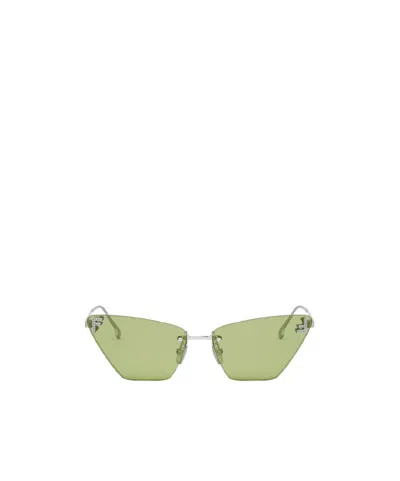 FENDI FENDI EYEWEAR CAT-EYE FRAME SUNGLASSES