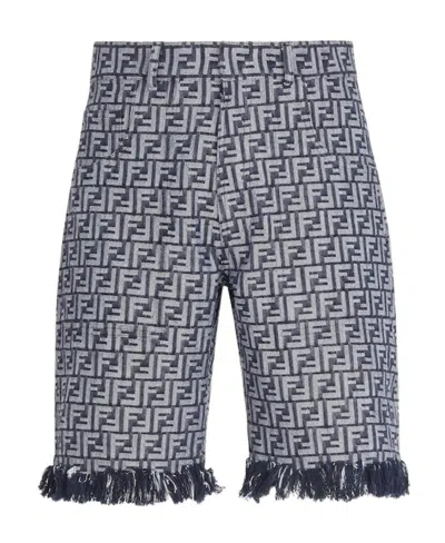 FENDI FENDI BERMUDA DENIM SHORTS