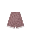 Fendi Fringed Scarf In Brown