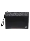 Fendi Frizione Quadrata In Black
