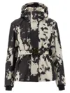Fendi Frosted Fauna Puffer Jackets Multicolor In Black