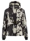 Fendi Frosted Fauna Puffer Jackets Multicolor In Black
