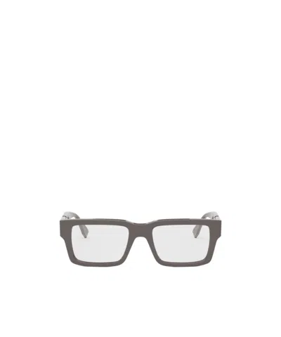 Fendi Full-frame Flat Mirror In Gray