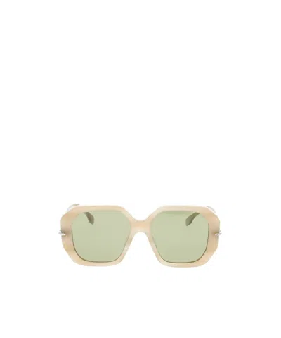 Fendi Full Frame Sunglasses In White
