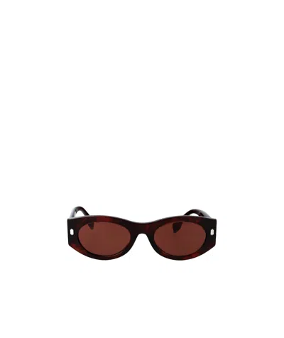 Fendi Full Frame Sunglasses In Brown