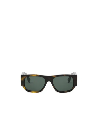 Fendi Full Frame Sunglasses In Green