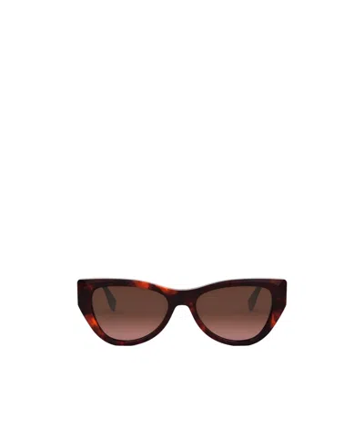 Fendi Full Frame Sunglasses In 54f - Havana
