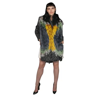 Pre-owned Fendi Fur Cardigan By Karl Lagerfeld Winter 2012 In Black