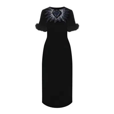 Fendi Paillette-embellished Viscose Dress In Multi