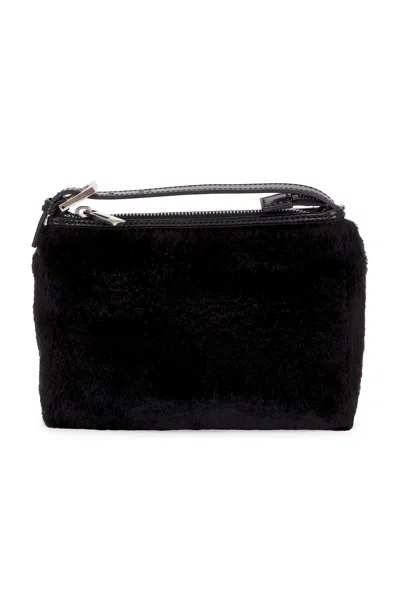 Pre-owned Fendi Fur Vanity Handbag In Black