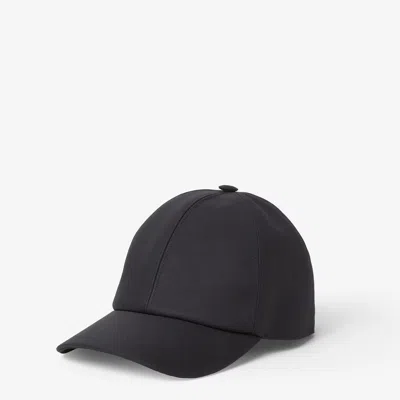 Fendi Fxq156b1x6 Canvas Baseball Cap In Black