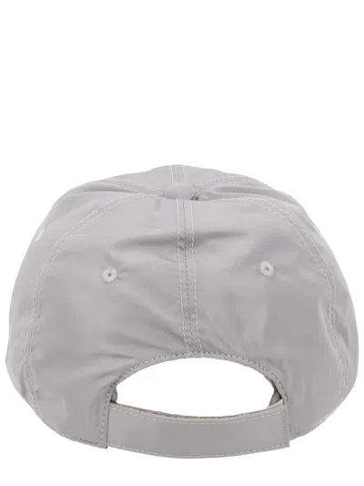 Fendi Fxq230_awtof0rtu Logo-detailed Baseball Cap In Gray