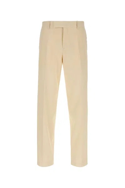 Fendi Gabardine Pant For Men In Gray