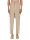 Fendi Gabardine Pants In Gray