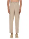 Fendi Gabardine Pants In Gray