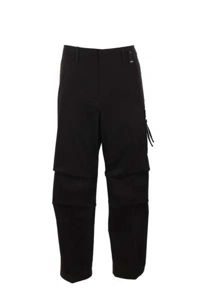 Fendi Gabardine Trousers In Black
