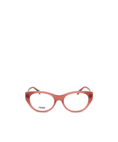 Fendi Geometric Flat Frames