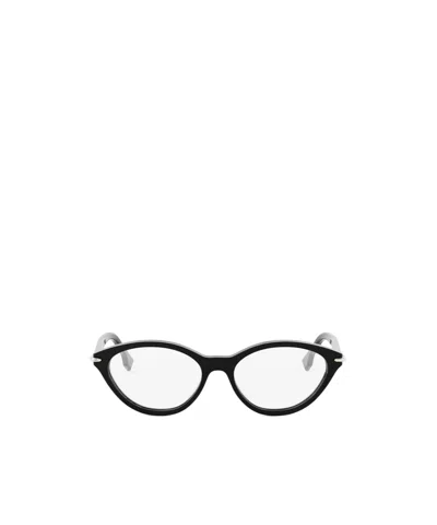 Fendi Geometric Flat Mirror In Black