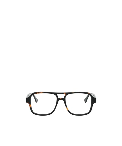 Fendi Geometric Flat Mirror In Black