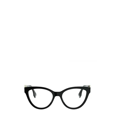 Fendi Geometric Flat Mirror In Black