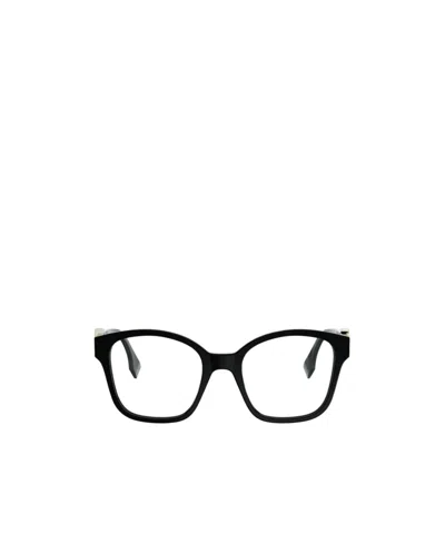 Fendi Geometric Flat Mirror In Black