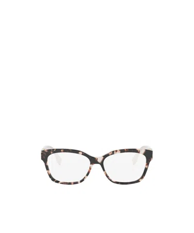Fendi Geometric Flat Mirror In White