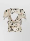 Fendi Abstract-print Silk Blouse