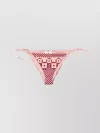 Fendi Geometric Pattern Low-rise Tie-side Swimsuit In Pattern