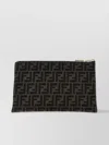 Fendi Geometric Pattern Medium Baguette Clutch