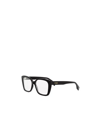 Fendi Geometric Plano Mirror In Black