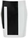 Fendi Women's Multicolor Leather Mini Skirt | Size It 40 | Fpd953aru1 Color F1nzz In Schwarz
