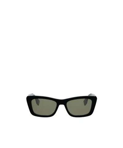 Fendi Geometric Sunglasses In Black