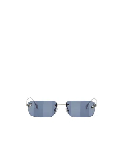 Fendi Geometric Sunglasses In Blue