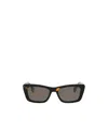 Fendi Geometric Sunglasses In Brown